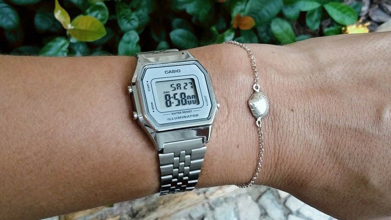 Đồng hồ Unisex Casio LA680WA-7DF có độ bền cao, thích hợp sử dụng dưới mọi thời tiết