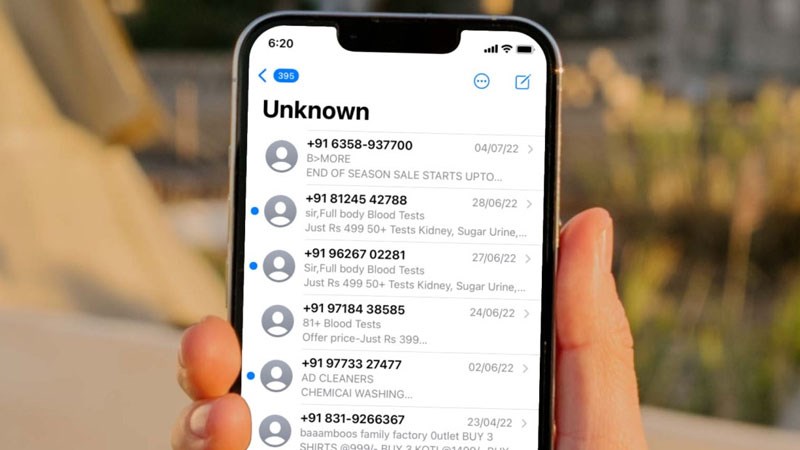 iPhone bất ngờ xuất hiện rất nhiều tin nhắn từ số điện thoại lạ iPhone bất ngờ xuất hiện rất nhiều tin nhắn từ số điện thoại lạ
