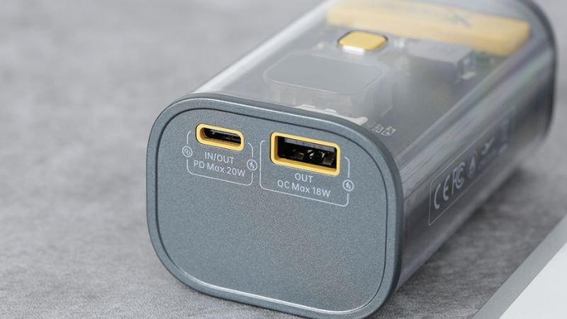 Một viên pin dự phòng 10.000mAh với hiệu suất lên đến 68%