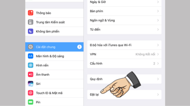 Cách khôi phục cài đặt mặc định trên iPad Cách khôi phục cài đặt mặc định trên iPad