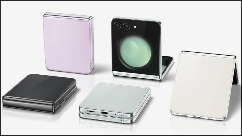 Samsung Galaxy Z Flip5 sở hữu nhiều màu sắc trendy