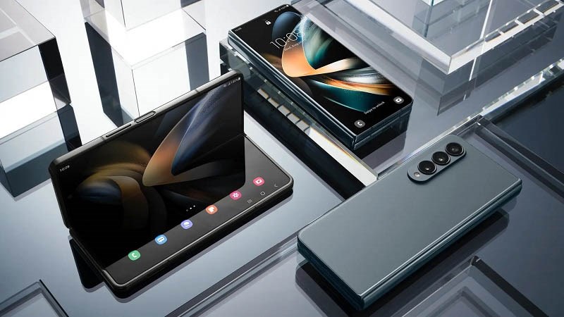 Samsung Galaxy Z Fold5 với bản lề giọt nước giúp màn hình gập ít nếp gấp hơn