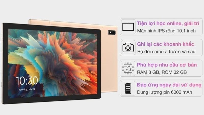 Máy tính bảng Masstel Tab 10.1 hoạt động hiệu quả trong mọi tác vụ