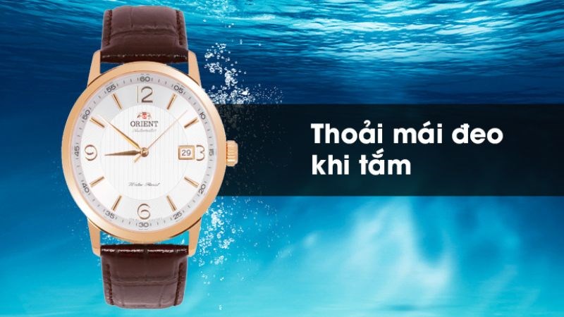 Đồng hồ Nam Orient FER27004W0 có khả năng chống nước tốt Đồng hồ Nam Orient FER27004W0 có khả năng chống nước tốt