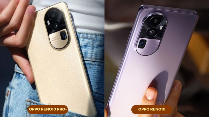 OPPO Reno10 có 2 phiên bản bộ nhớ trong khi OPPO Reno10 Pro+ chỉ có 1