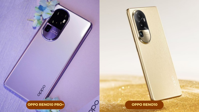 OPPO Reno10 được trang bị viên pin lên đến 5000mAh còn Reno Pro+ là 47000mAh