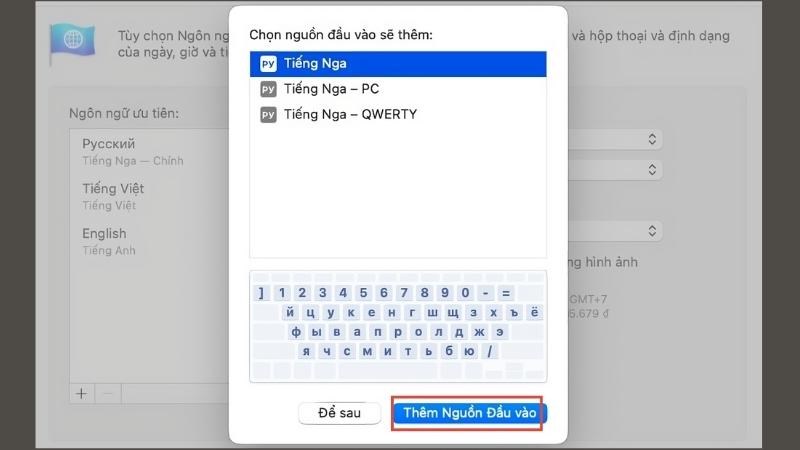 Chọn Thêm Nguồn Đầu Vào Chọn Thêm Nguồn Đầu Vào