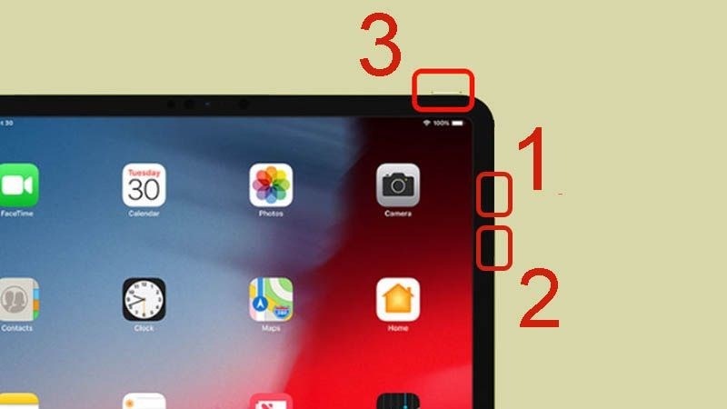 Reset iPad Pro bằng phím cứng Reset iPad Pro bằng phím cứng