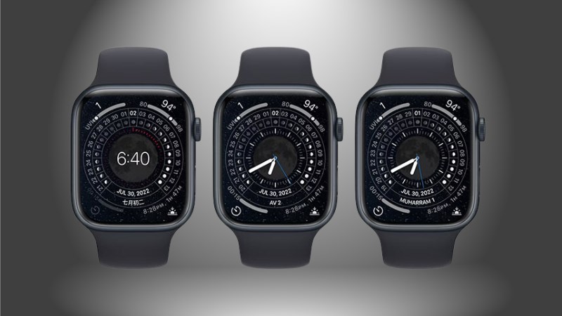 Apple Watch Lunarđã được tích hợp kể từ dòng WatchOS 9