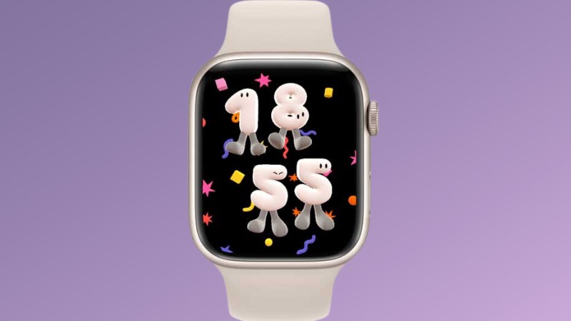 Apple Watch Playtime giúp mặt số hiển thị các mẫu vui nhộn