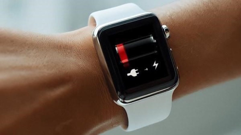 Apple Watch vẫn vô pin bình thường nhưng bạn không thể mở nguồn