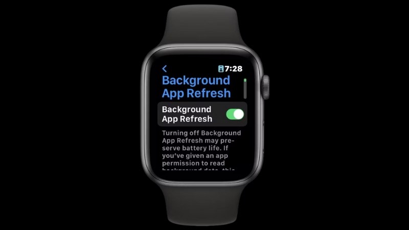 z Gạt để tắt Background App Refresh
