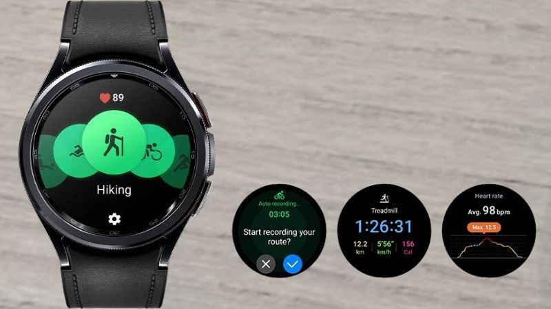 Galaxy Watch6 Classic có đa dạng thể loại bài tập Galaxy Watch6 Classic có nhiều bài tập hơn Galaxy Wactch4 Classic