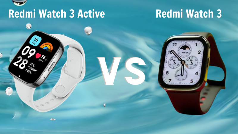 Redmi Watch 3 Active và Redmi Watch 3 đều được trang bị chống nước 5 ATM