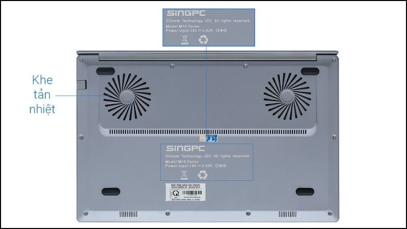 Máy tính SingPC có hệ thống 2 quạt gió mạnh mẽ Máy tính SingPC có hệ thống 2 quạt gió mạnh mẽ