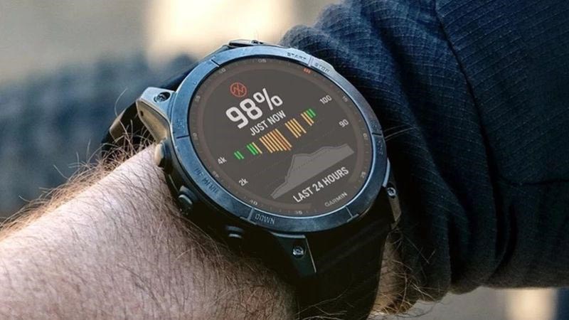 Đồng hồ thông minh Garmin Fenix 7X Solar Titanium tích hợp nhiều tính năng tập luyện