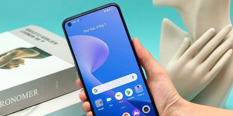 Viên pin 5000 mAh thoải mái sử dụng cho ngày dài