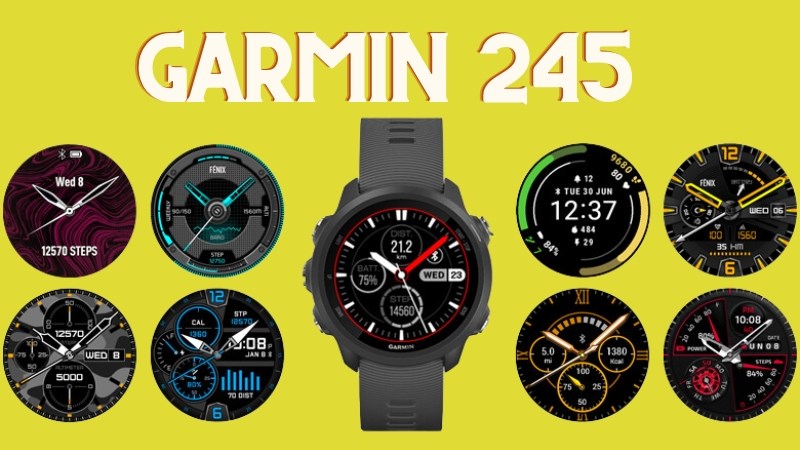 Garmin 245 có thiết kế thời thượng