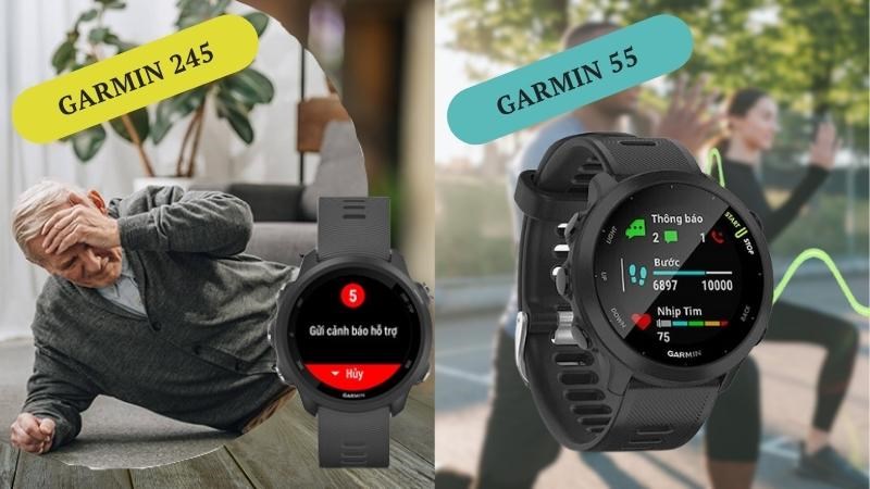 Cả hai đồng hồ của Garmin đều có đủ các tính năng theo dõi sức khỏe