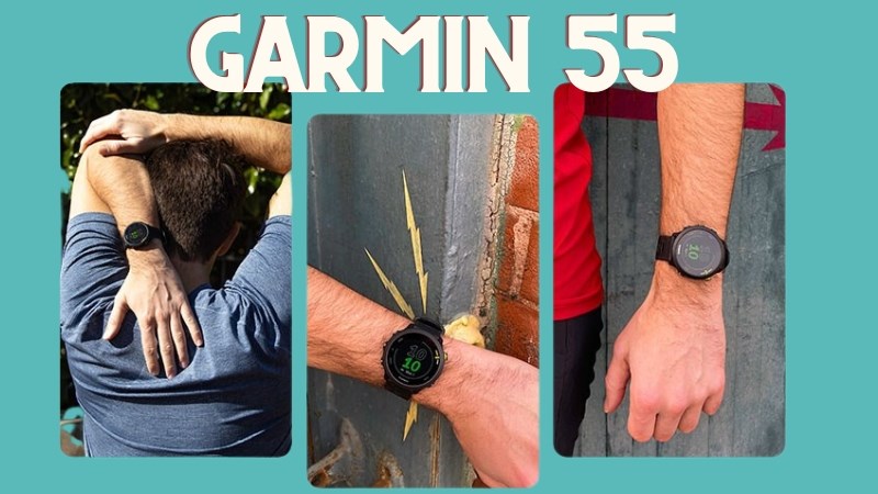 Garmin Forerunner 55 có thiết kế thể thao hiện đại