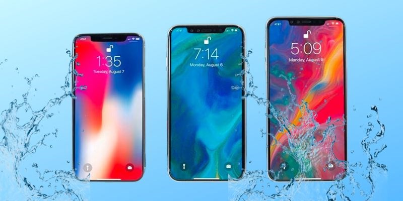 iPhone X Series được trang bị chuẩn chống nước IP67