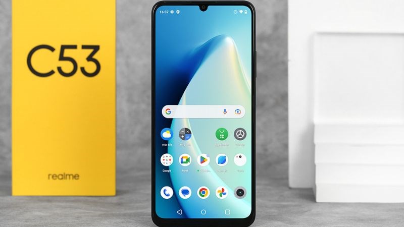 Không gian hiển thị rộng lớn của Realme C53 Không gian hiển thị rộng lớn của Realme C53