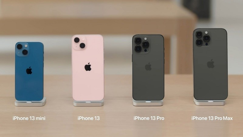 Kích thước của 4 phiên bản iPhone 13 Series Kích thước của 4 phiên bản iPhone 13 Series