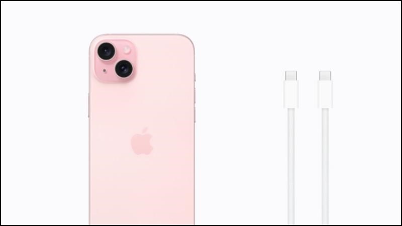 Trong hộp iPhone 15/Plus gồm máy và cáp sạc USB-C to USB-C Trong hộp iPhone 15/Plus gồm máy và cáp sạc USB-C to USB-C