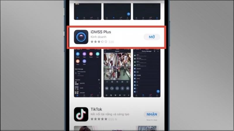 Tải ứng dụng GDMSS lite tại App Store 