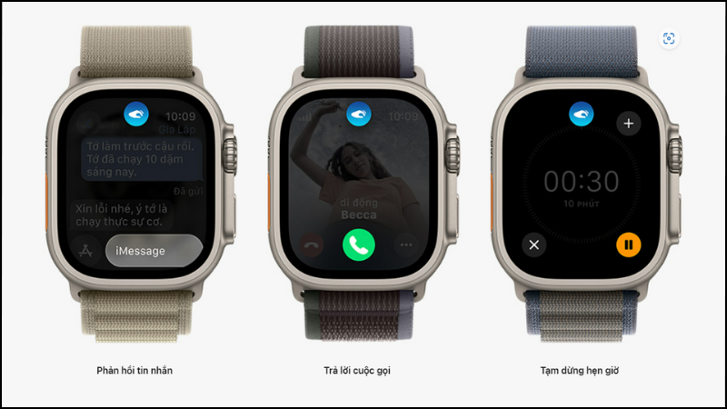 Tính năng Double Tap giúp Apple Watch Ultra 2 trở nên dễ sử dụng hơn