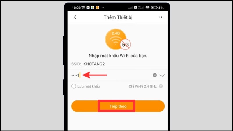 a Cuối cùng bạn nhập Wifi và mật khẩu Wifi để kết nối