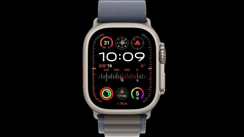  Apple Watch Ultra 2 ở hữu màn hình Retina LTPO OLED, độ sáng lên đến 3000 nit