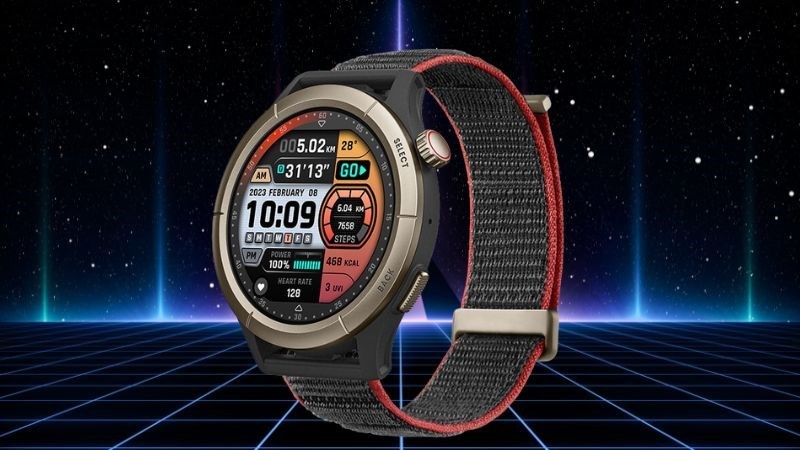 Đồng hồ thông minh Amazfit Cheetah Pro 47mm sở hữu màn hình cảm ứng có kích thước 1.45 inch