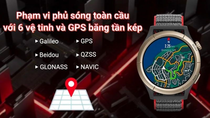 Các thiết bị đeo của Amazfit có thể thu được tín hiệu của 6 cảm biến vệ tinh toàn cầu Các thiết bị đeo của Amazfit có thể thu được tín hiệu của 6 cảm biến vệ tinh toàn cầu