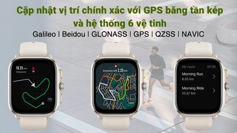 Đồng hồ thông minh của Amazfit được tích hợp bản đồ ngoại tuyến Đồng hồ thông minh của Amazfit được tích hợp bản đồ ngoại tuyến