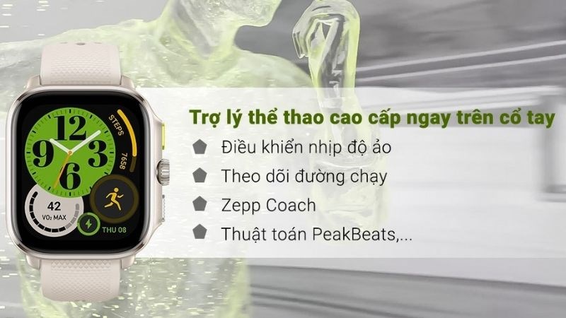 Đồng hồ thông minh Amazfit Cheetah Square 44mm mang nét cá tính và năng động