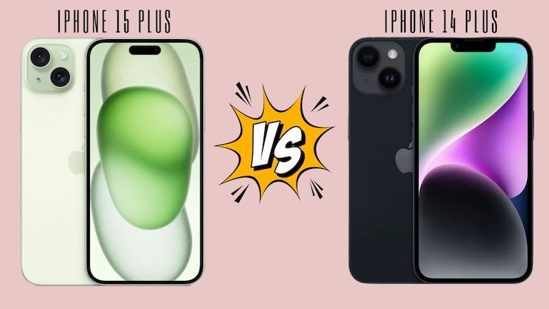 Sự khác biệt về màn hình giữa iPhone 15 Plus và iPhone 14 Plus