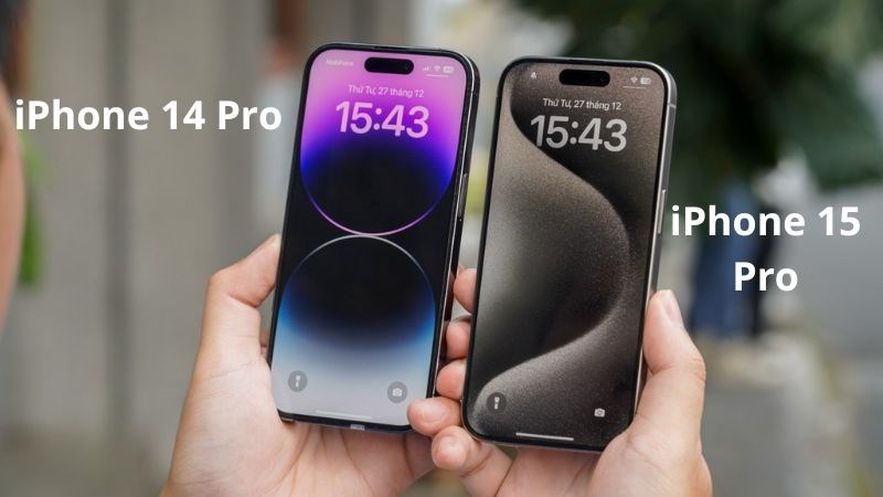 iPhone 15 Pro có viền màn hình mỏng hơn iPhone 14 Pro