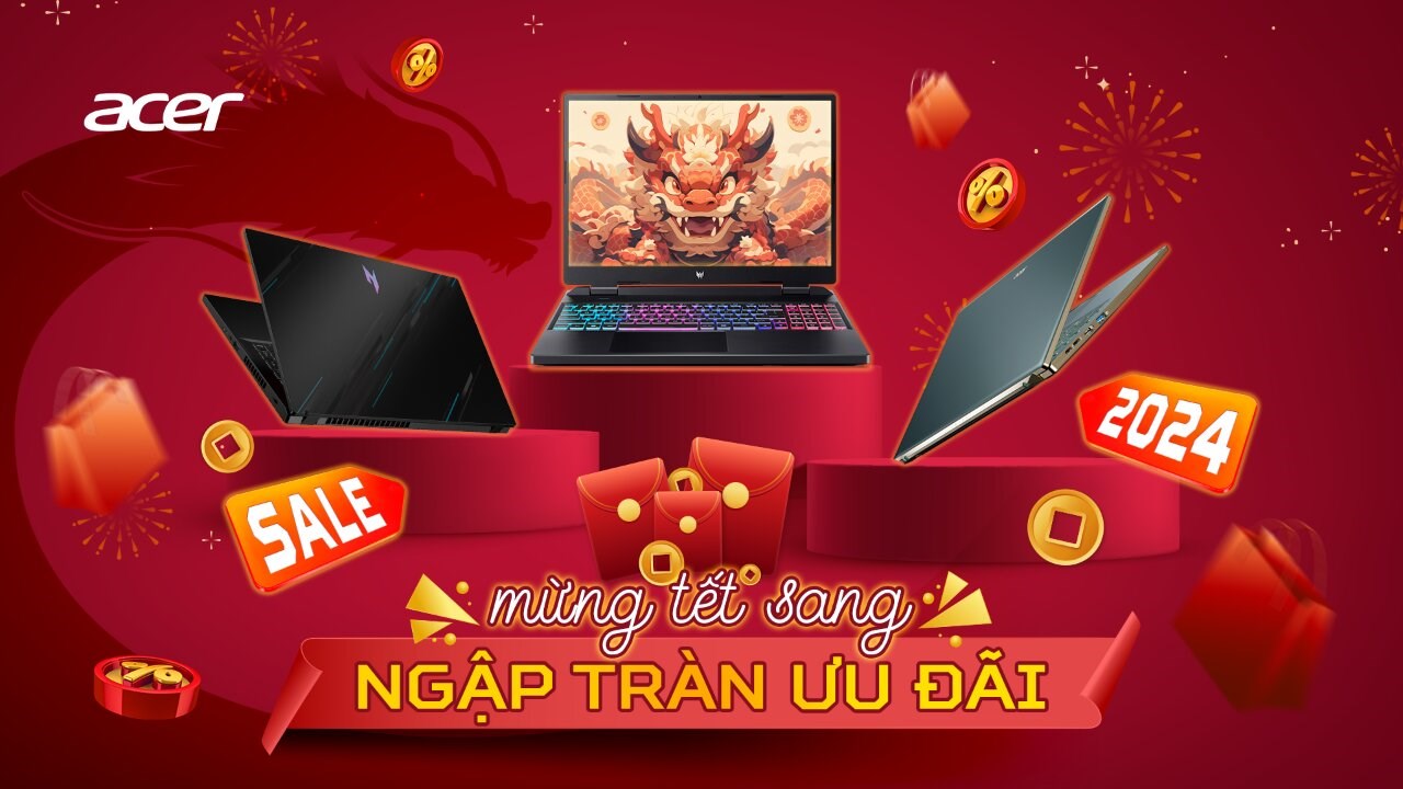 Acer Nitro series thiết kế cá tính, cấu hình mạnh mẽ, trả góp 0% duyệt nhanh 3 phút