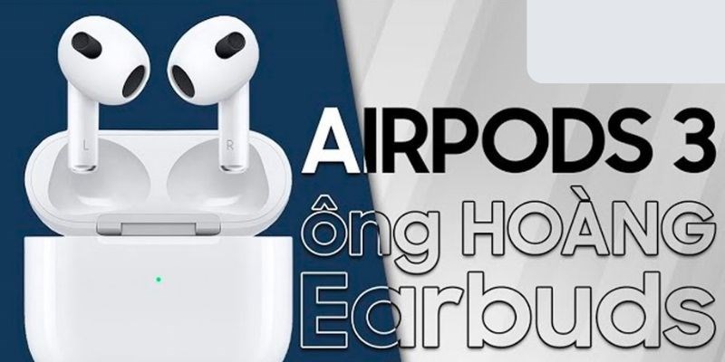 AirPods 3 có chống nước IPX4