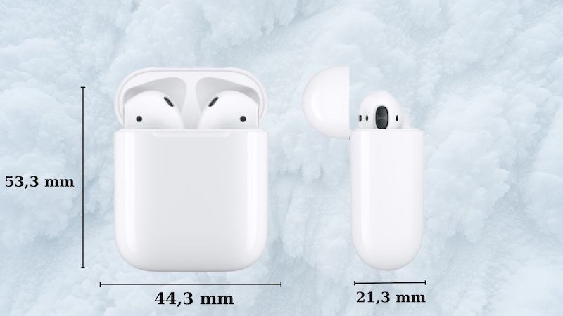 Tổng quan chi tiết về thiết kế của Airpods 2