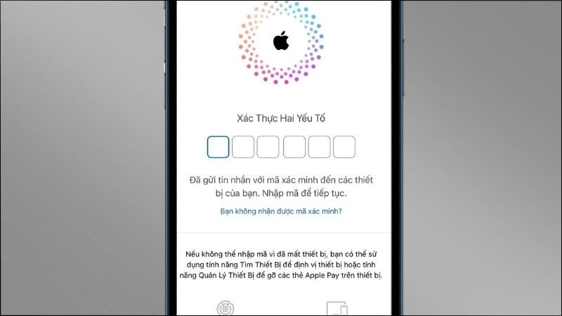 Tiến hành đăng nhập bằng ID Apple của điện thoại vô hiệu hoá Tiến hành đăng nhập bằng ID Apple của điện thoại vô hiệu hoá