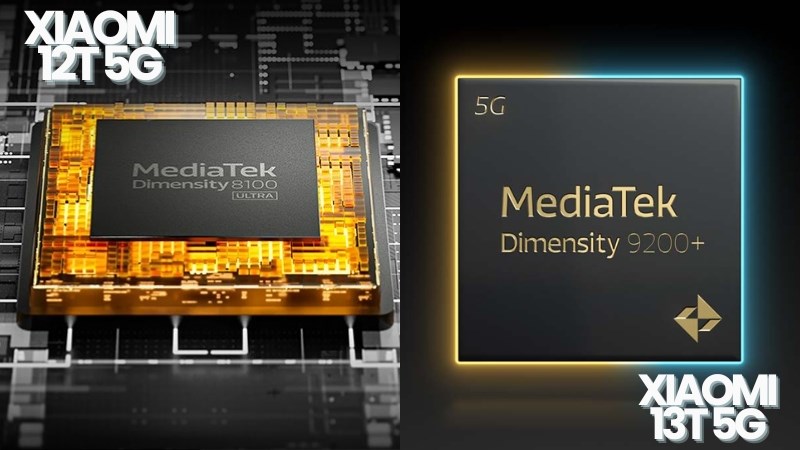z Xiaomi 13T 5G sở hữu con chip mạnh hơn Xiaomi 12T 5G