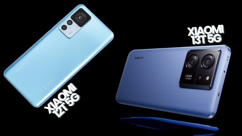 z Xiaomi 13T 5G có 3 màu đen, xanh dương và xanh flora