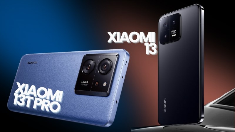 z Xiaomi 13T Pro và Xiaomi 13 khác biệt về thiết kế và cấu hình