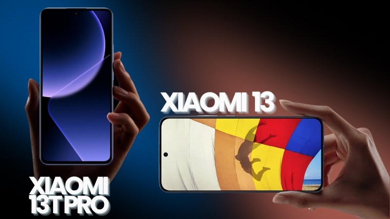 z Xiaomi 13T Pro và Xiaomi 13 khác biệt về kích thước màn hình, độ phân giải và tần số quét