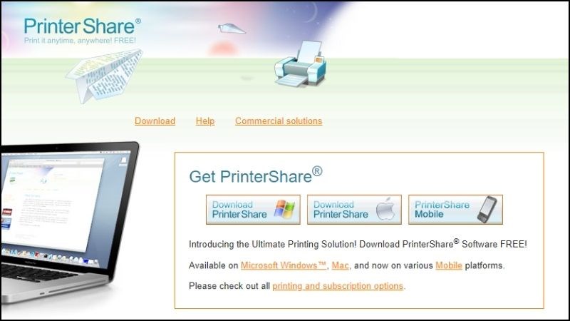 Phần mềm PrinterShare Phần mềm PrinterShare