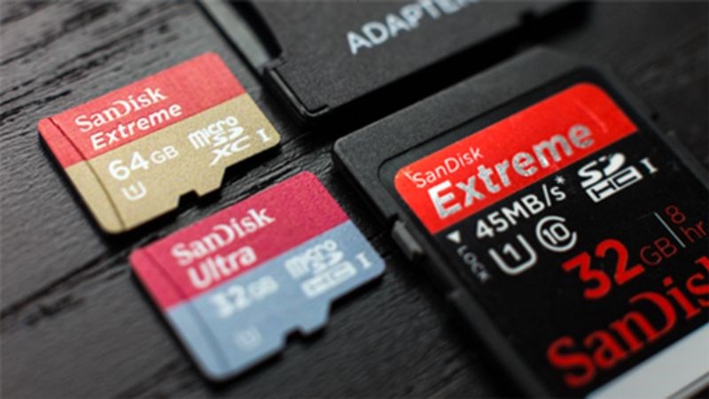 Thẻ nhớ micro SD có khả năng lưu trữ dữ liệu Thẻ nhớ micro SD có khả năng lưu trữ dữ liệu