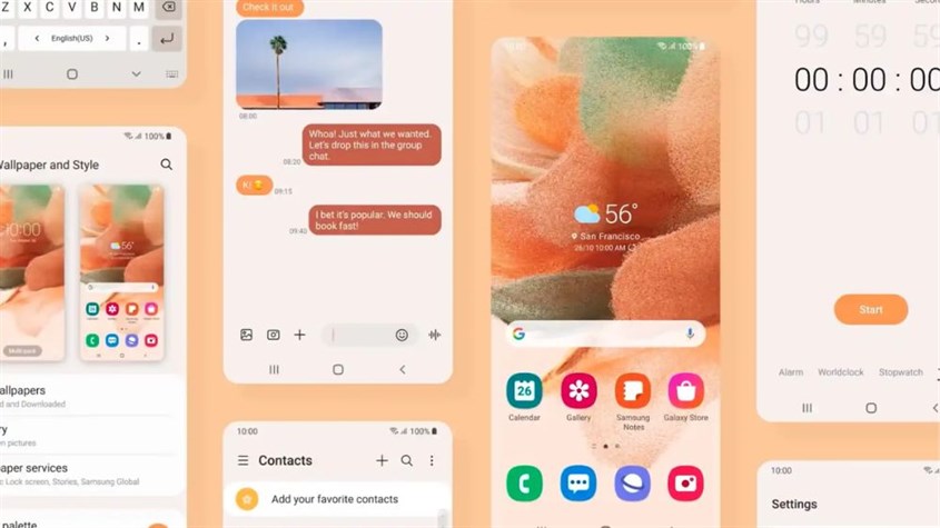 Giao diện One UI dễ dàng điều chỉnh Giao diện One UI dễ dàng điều chỉnh