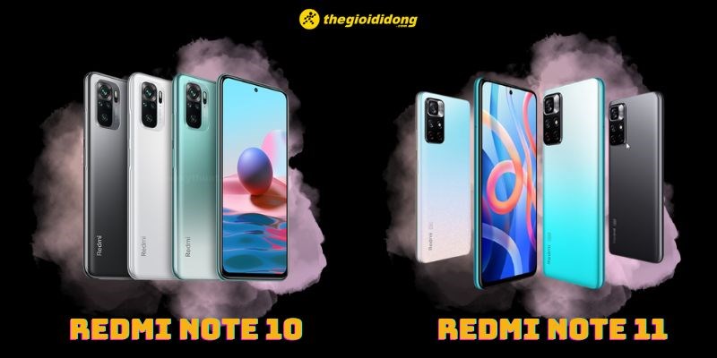 Bảng màu của Redmi Note 10 và Redmi Note 11 Bảng màu của Redmi Note 10 và Redmi Note 11